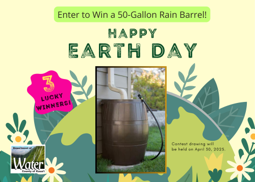 Enter to win a 50-gallon rain barrel at DOW.