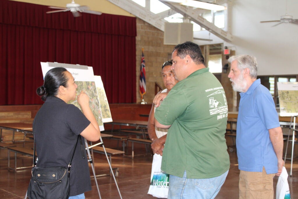 Kapaa Homesteads Tanks Project Meeting, July 2, 2025.