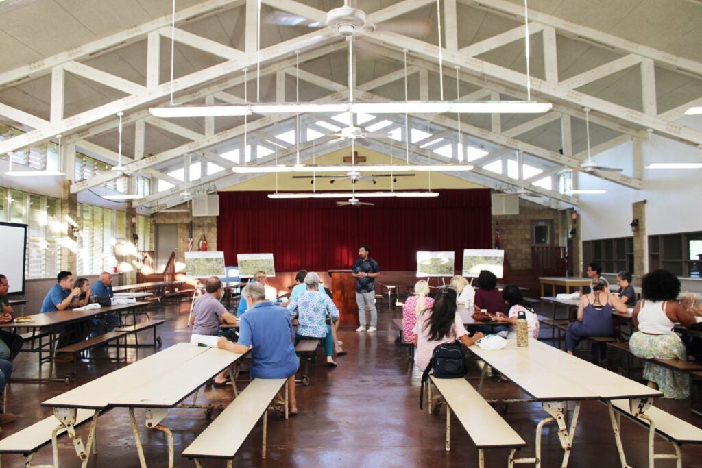 Kapaa Homesteads Tanks Project Meeting, July 2, 2025.