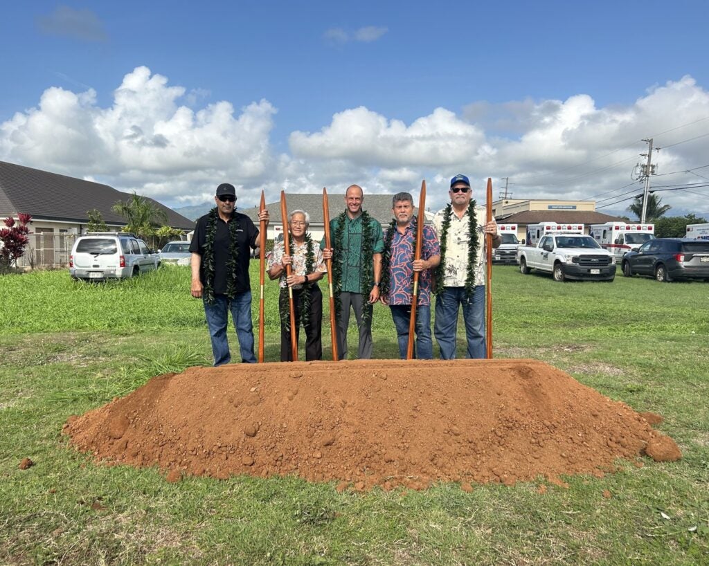 Blessing ceremony for Kuhio Highway (Hardy-Oxford) project.